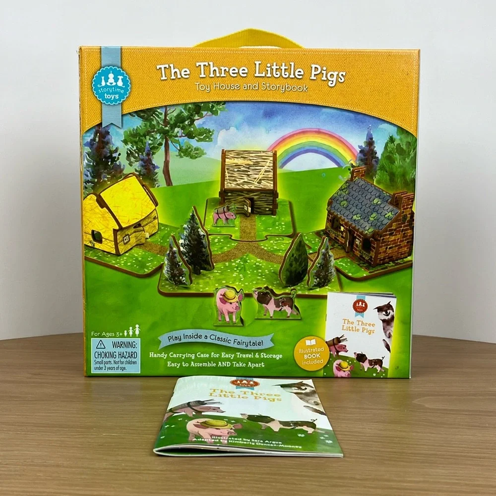 Three Little Pigs - Puzzle and Storybook